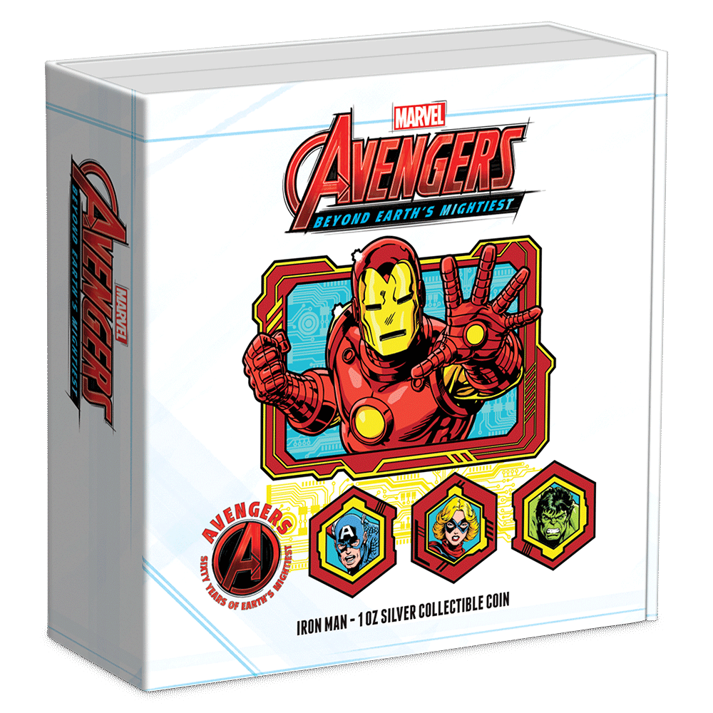 Marvel – Avengers 60th Anniversary – Iron Man Coin