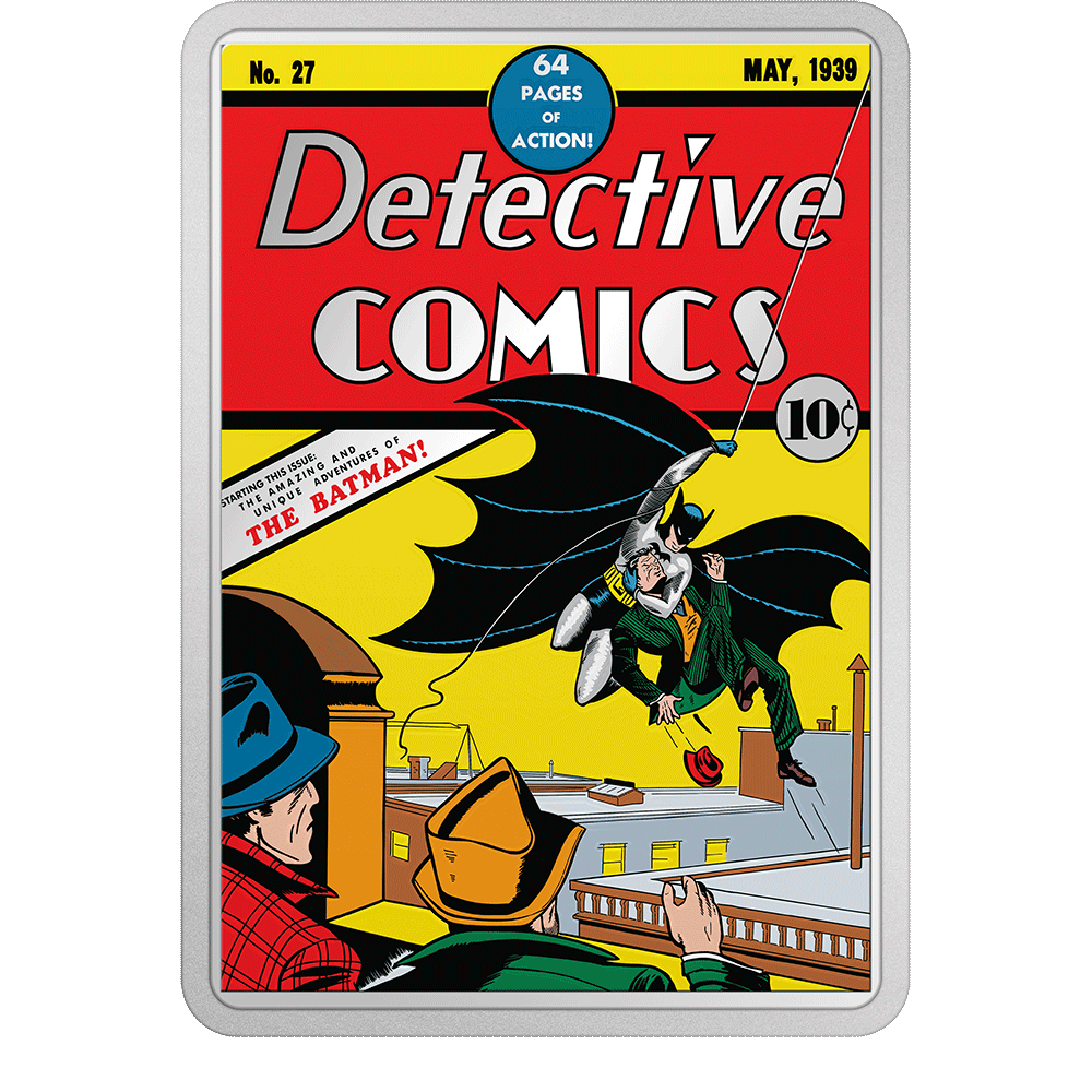 COMIX™ – Detective Comics #27 2oz Silver Coin - Flat View