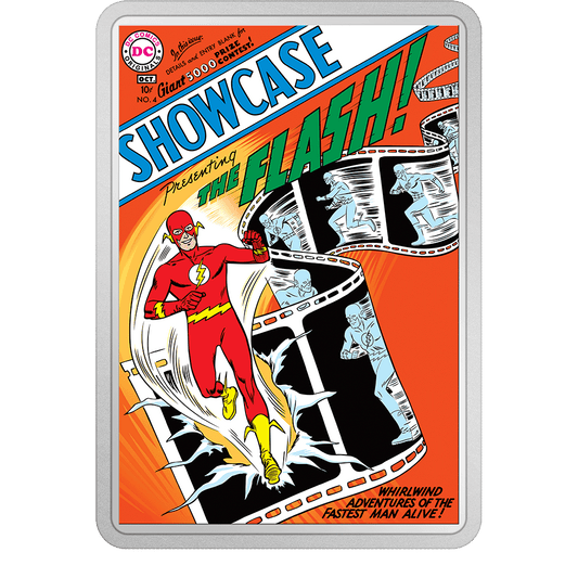 COMIX™ – Showcase #4 2oz Silver Coin - Flat View.