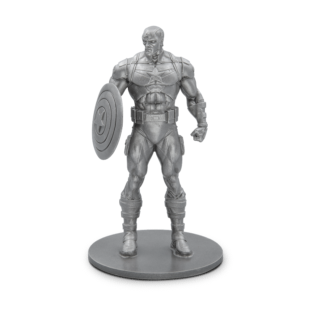 Marvel – Captain America 150g Silver Miniature.