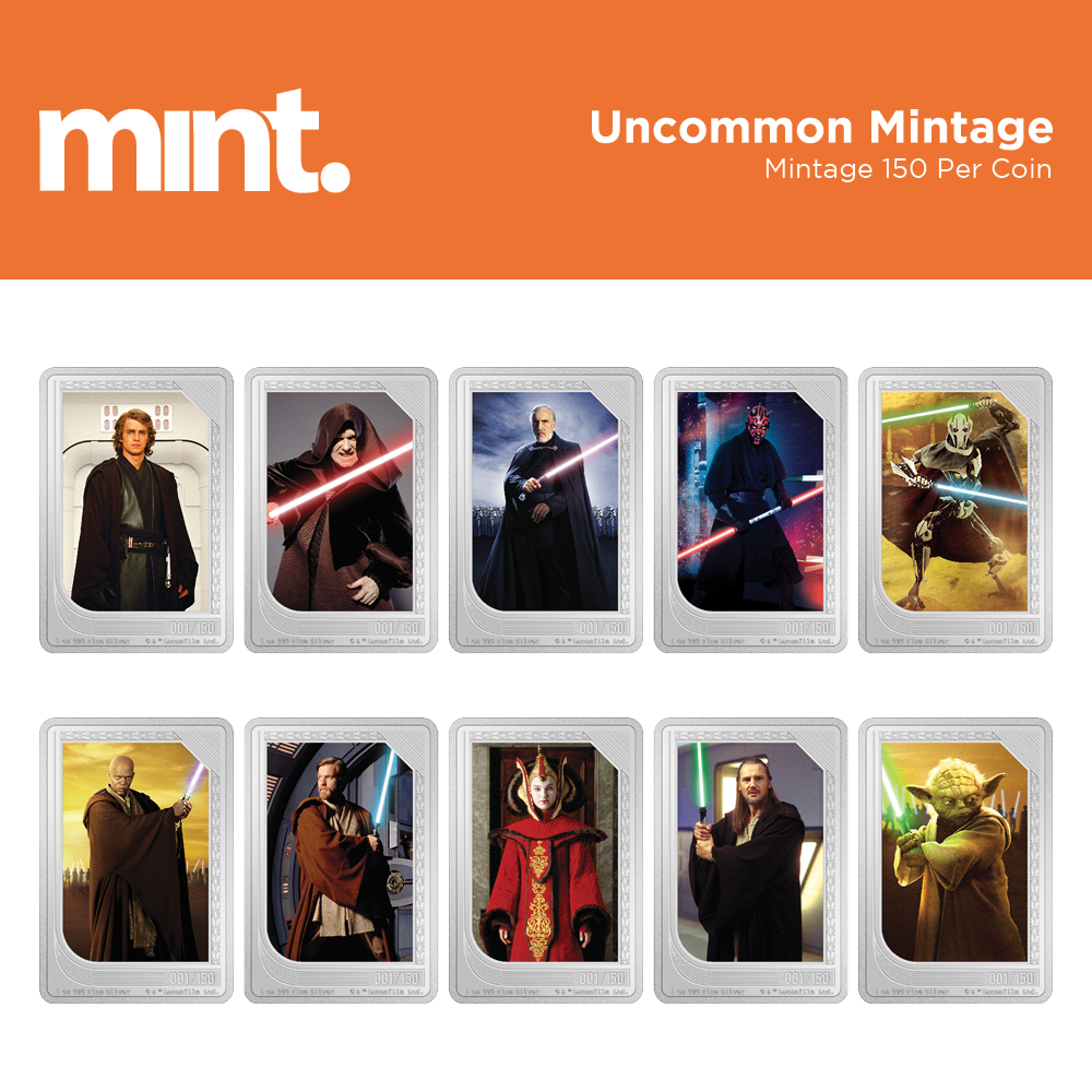 mint Trading Coins – Star Wars™ - Uncommon Mintage.