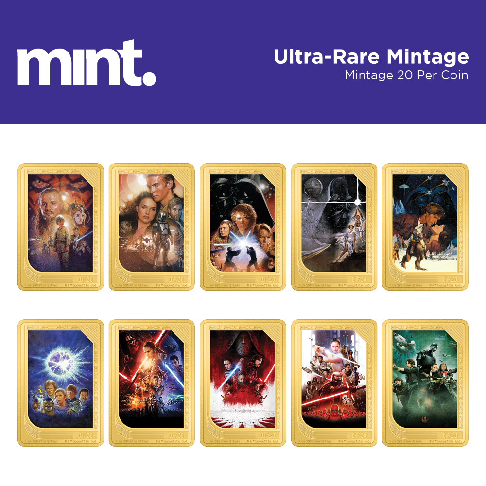 mint Trading Coins – Star Wars™ - Ultra-Rare Mintage.