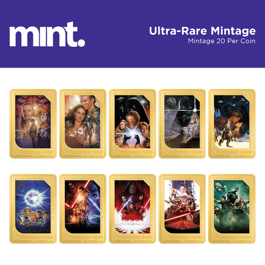 mint Trading Coins – Star Wars™ - Ultra-Rare Mintage.