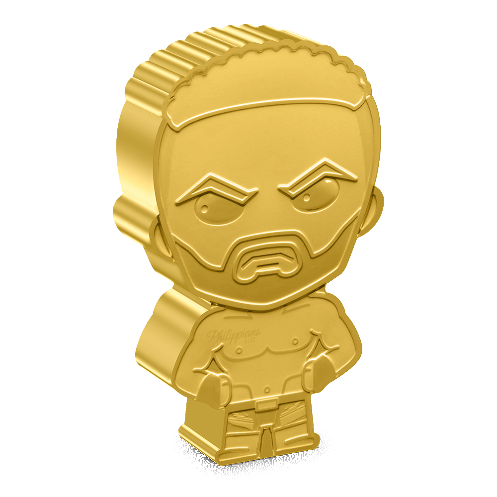 UFC® – Jon Jones 1oz Silver Chibi® Coin Gilded Version - Includes a 1 in 10 Chance to Win this Bonus!