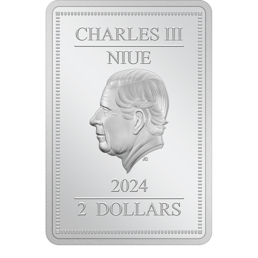 Jody Clark effigy of His Majesty King Charles III Obverse $2 2024.