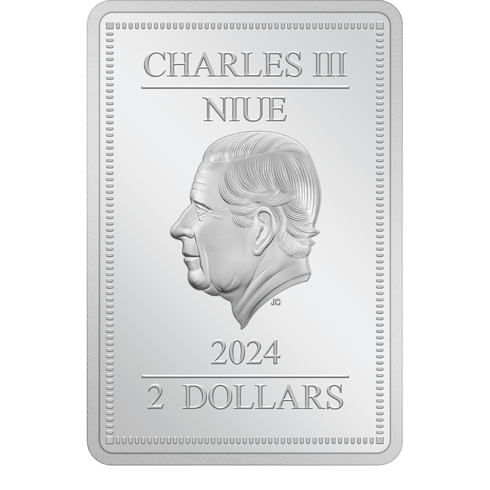 Jody Clark effigy of His Majesty King Charles III Obverse $2 2024.