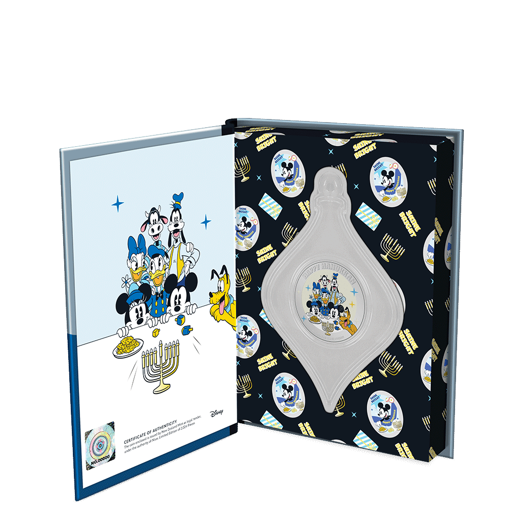 Disney Season's Greetings 2024 - Happy Hanukkah Coin