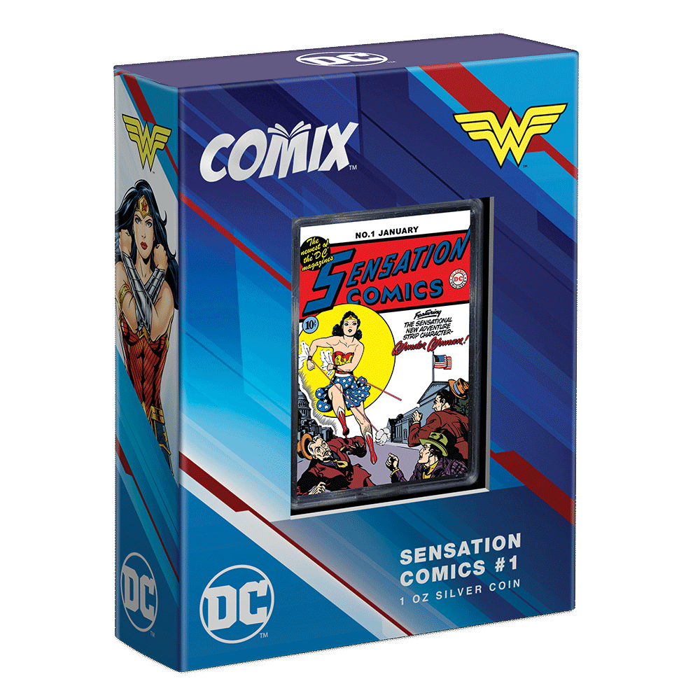 COMIX™ – Sensation Comics #1 Coin