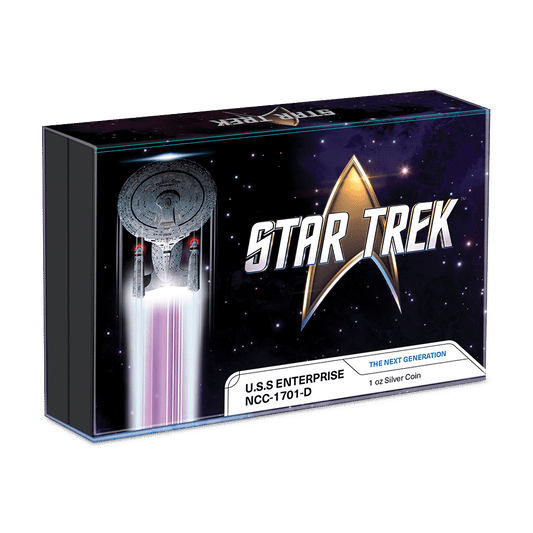 Star Trek Vehicles – U.S.S. Enterprise NCC-1701-D Coin