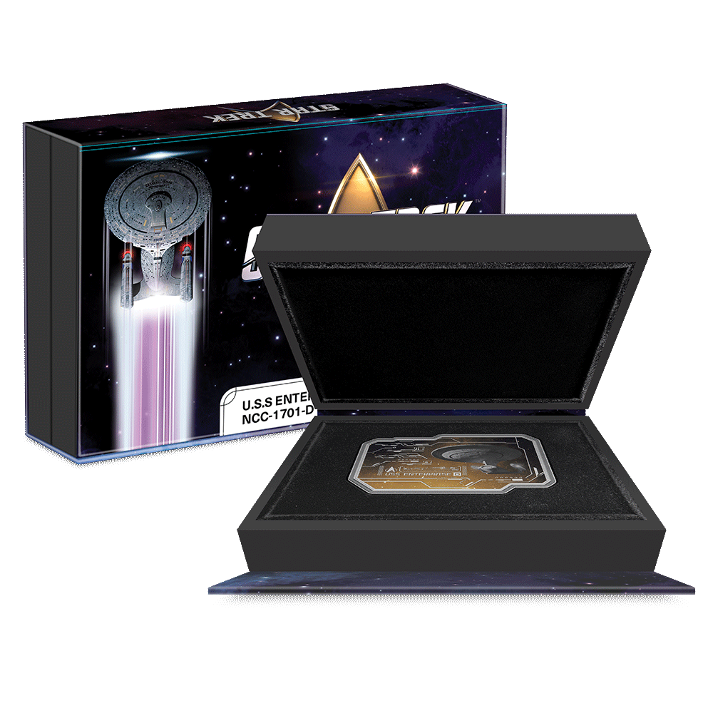 Star Trek Vehicles – U.S.S. Enterprise NCC-1701-D Coin