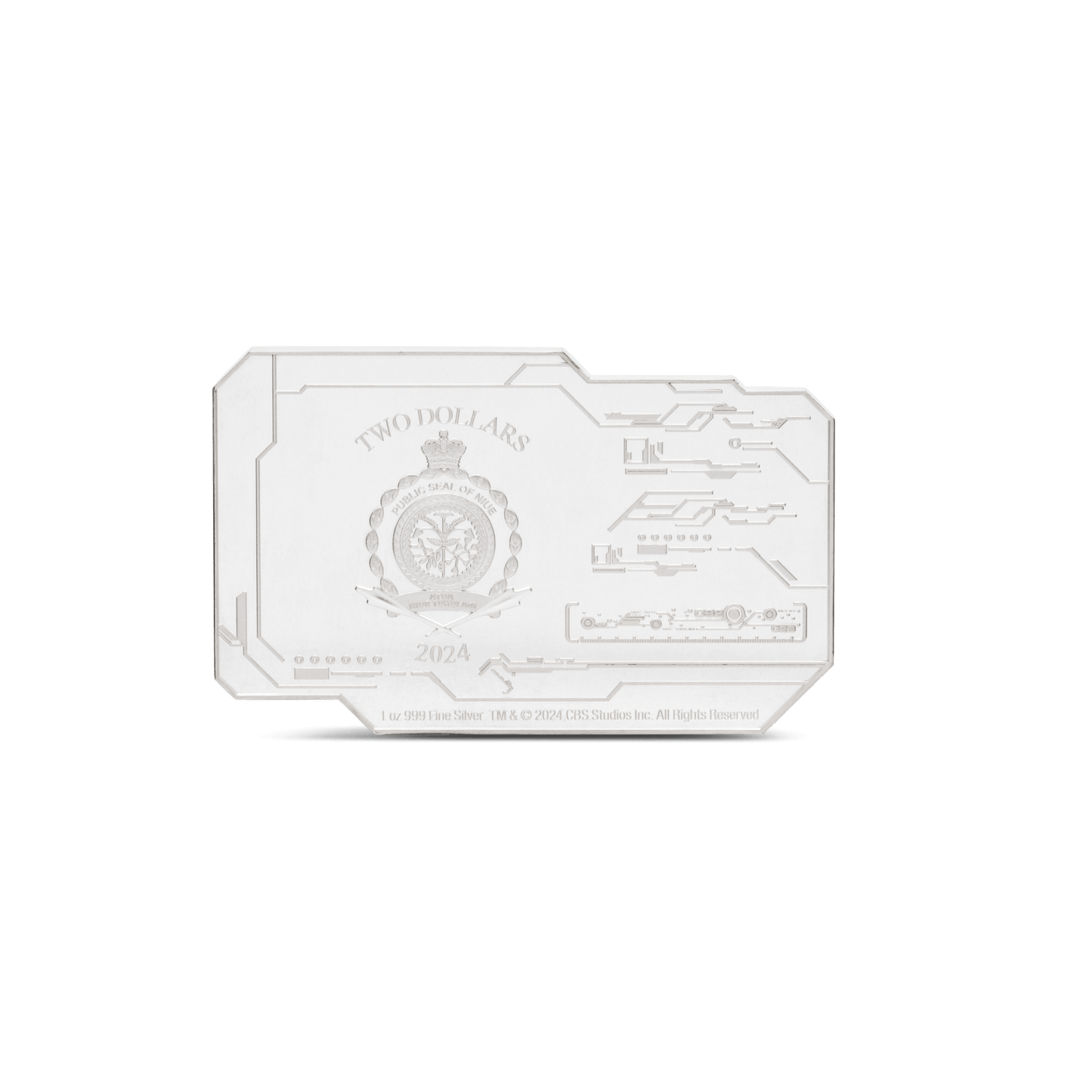 Star Trek Vehicles – U.S.S. Enterprise NCC-1701-D Coin