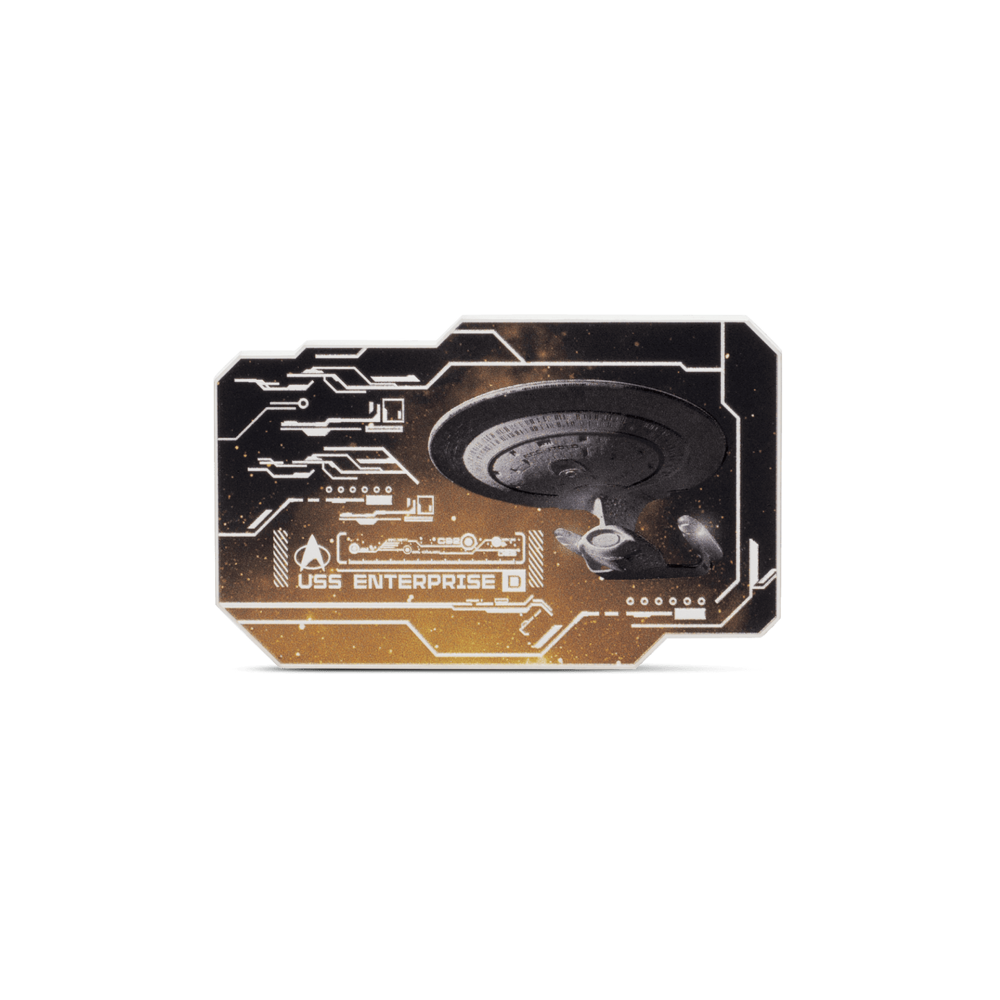 Star Trek Vehicles – U.S.S. Enterprise NCC-1701-D Coin