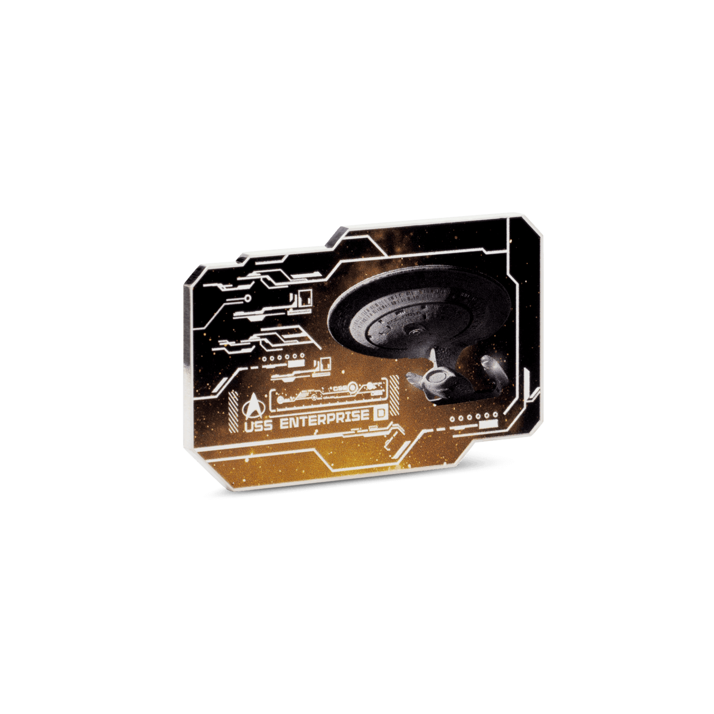 Star Trek Vehicles – U.S.S. Enterprise NCC-1701-D Coin