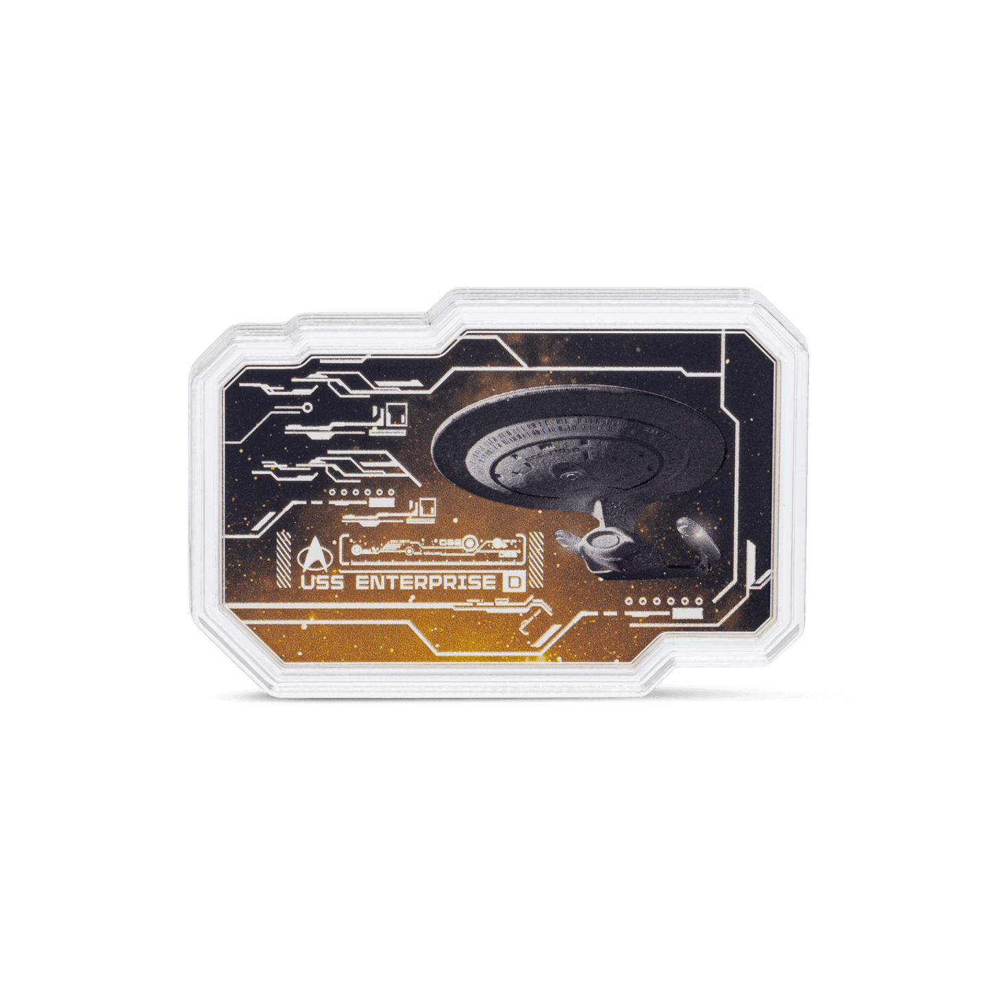 Star Trek Vehicles – U.S.S. Enterprise NCC-1701-D Coin