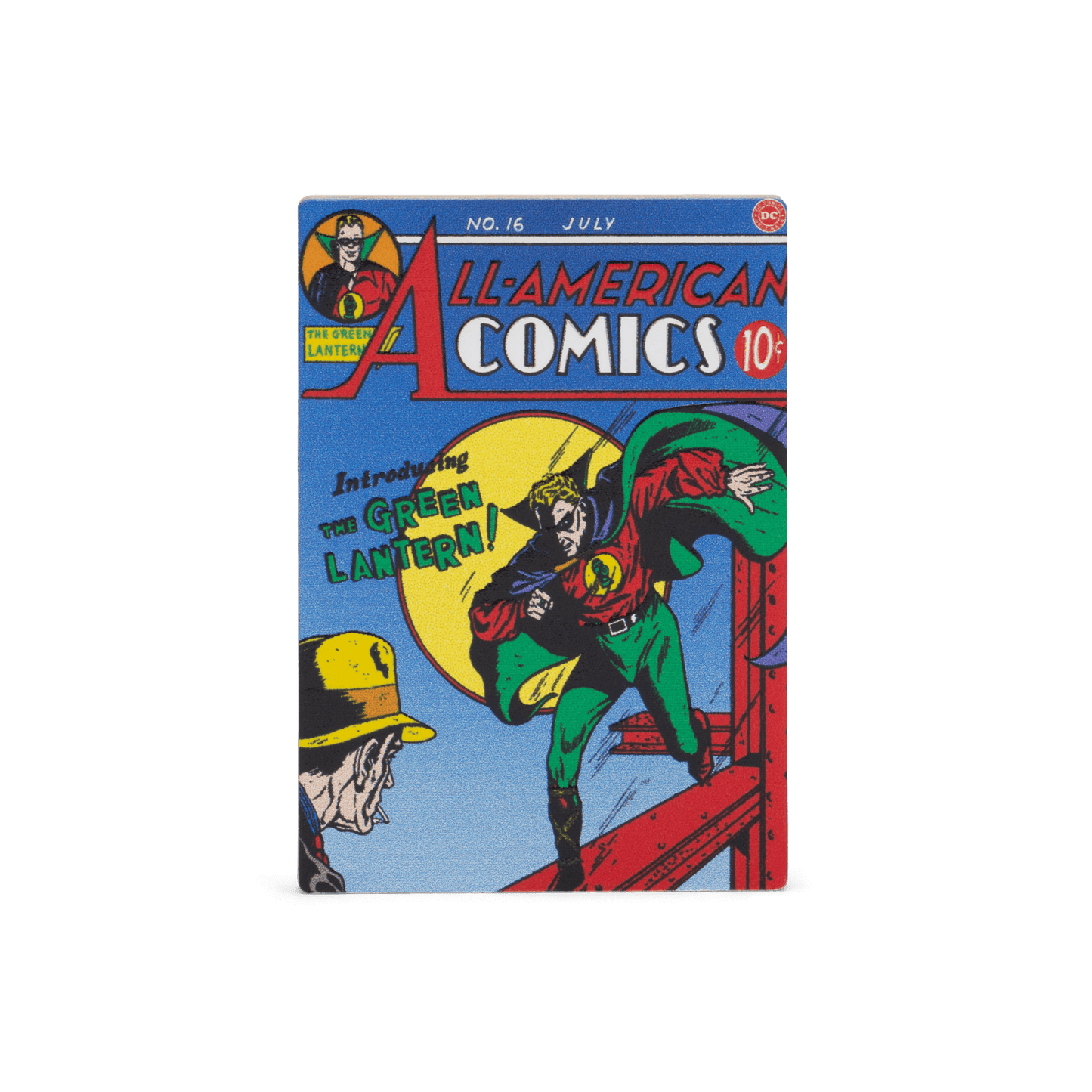 Comic connoisseurs, here’s the perfect collectible for you! Featuring a coloured image with some pops of frosted engraving for contrast. All 4 sides are also coloured to mimic the spine and pages – it really does look like a mini comic book! - New Zealand Mint