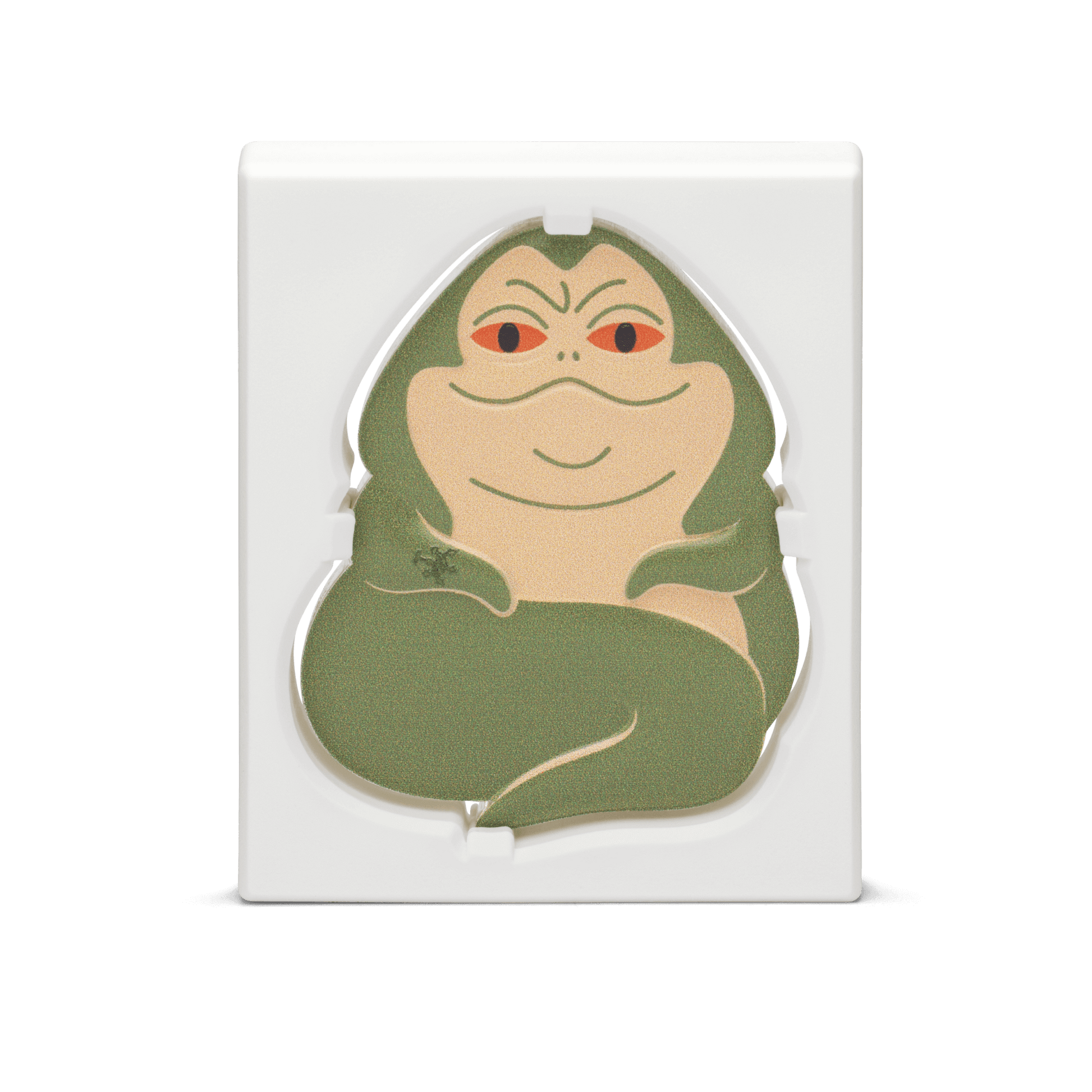 Celebrate Star Wars™ Day with a MEGA Chibi® Coin featuring Jabba the Hutt™. Minted from a mighty 2oz of pure silver this special release has been uniquely coloured and shaped to show the infamous crime lord in all his grotesque glory.