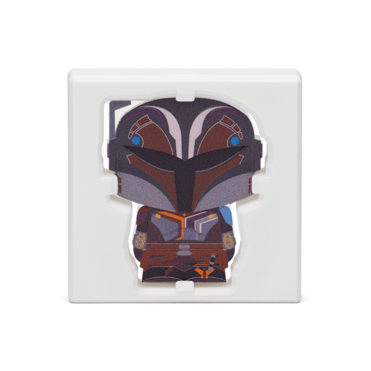 Love the Star Wars: Ahsoka™ series? Sabine Wren steals the show once again on this 1oz pure silver Chibi® Coin! Shaped with detailed colour, the coin resembles Sabine Wren in her iconic Mandalorian armor and Nite Owl helmet, as seen in the series.