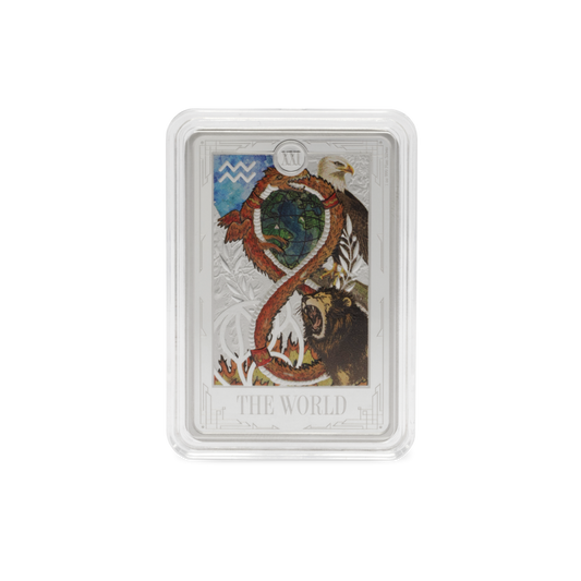 Tarot Cards – The World Coin