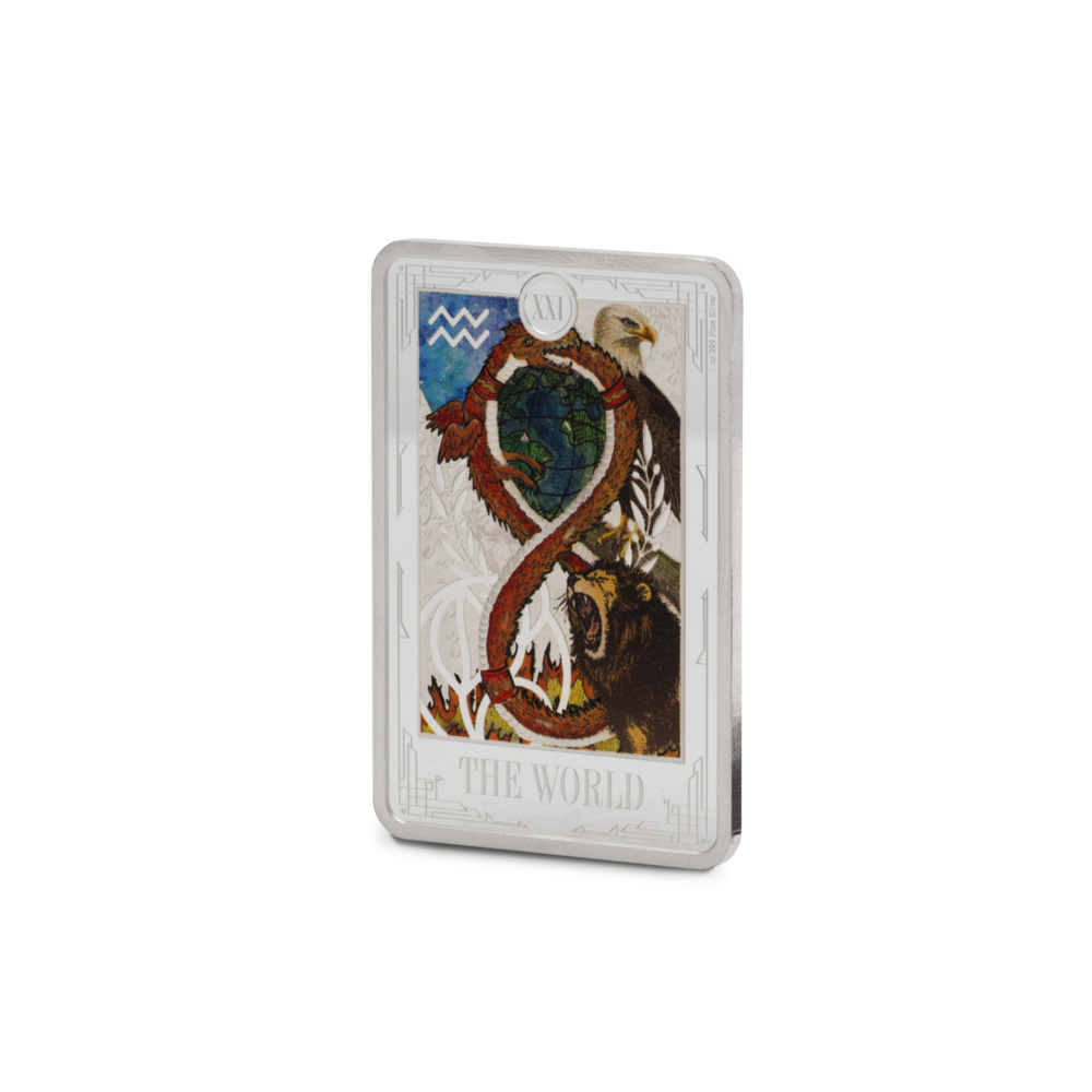 Tarot Cards – The World Coin