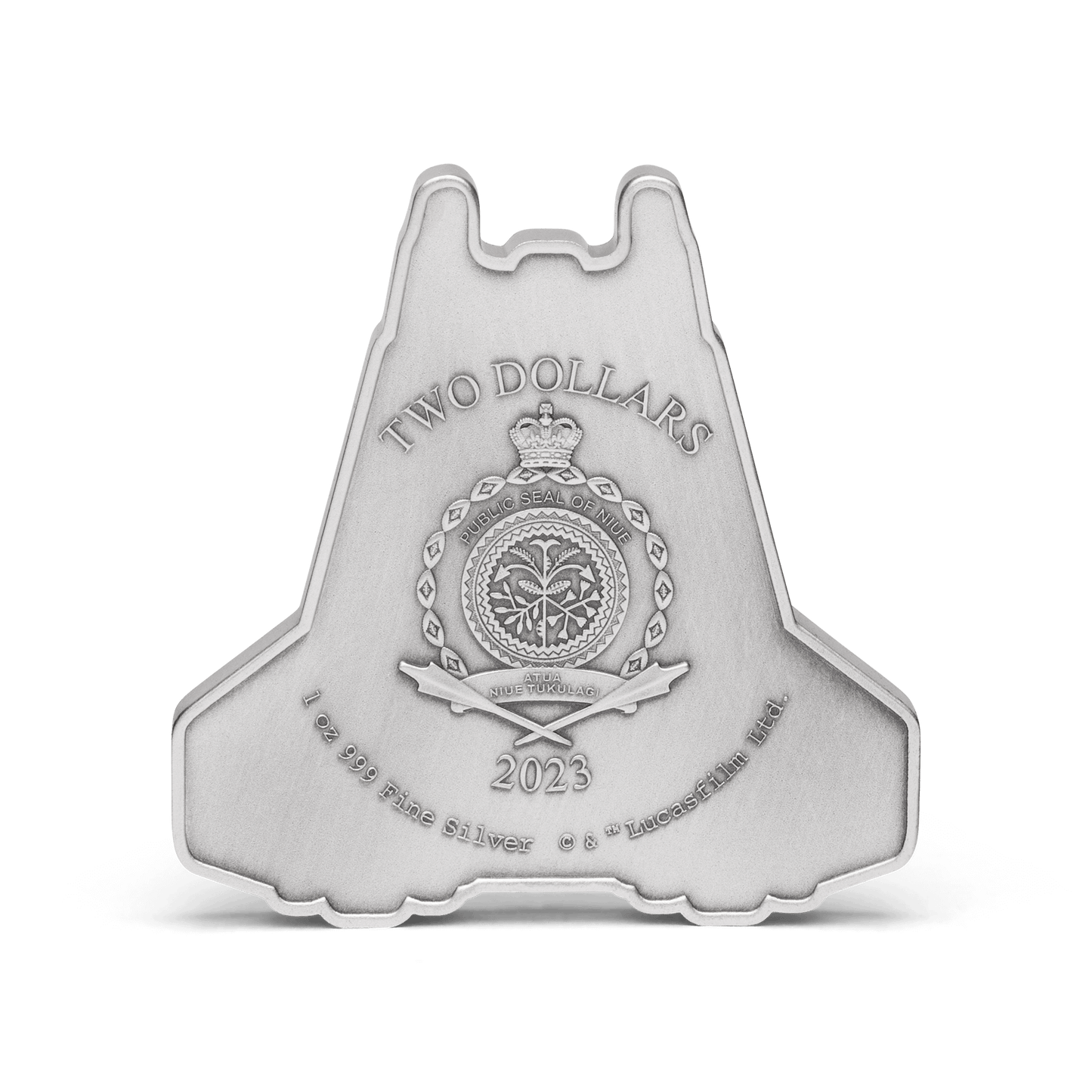 The Mandalorian™ – Bo-Katan's Gauntlet Starfighter™ 1oz Silver Shaped Coin