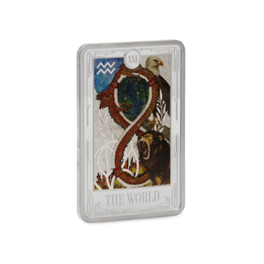 Tarot Cards – The World Coin