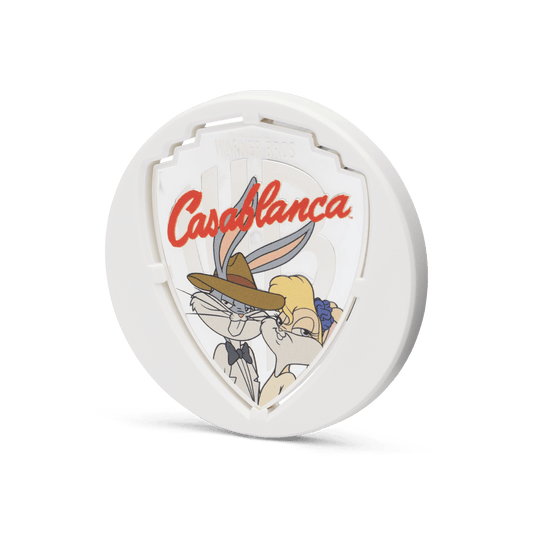 This coin features a colourised image of Bugs and Lola dressed as Rick and Ilsa from the film. Shaped like the WB logo and includes stunning frosting and a mirror finish, there's a worldwide availability of just 1,923. | New Zealand Mint