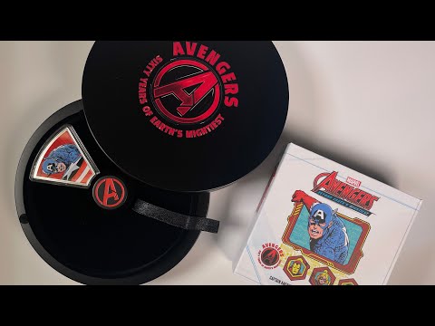 Marvel – Avengers 60th Anniversary – Captain America Coin PLUS Collector’s Box