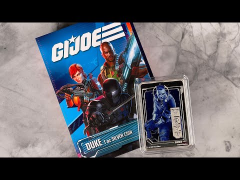 YouTube Unboxing of G.I. Joe – Duke 1oz Silver Coin.