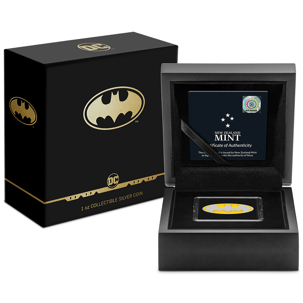 BATMAN™ Logo 1oz Silver Coin - New Zealand Mint