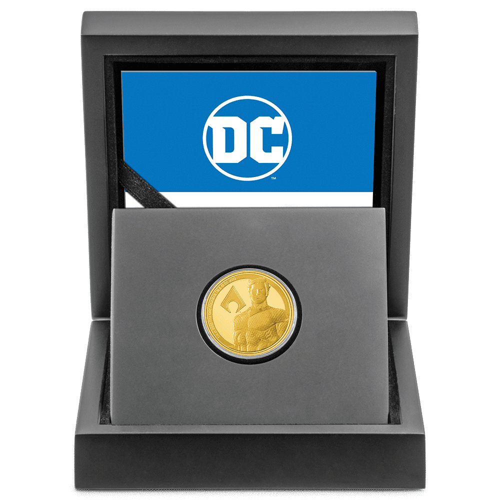 AQUAMAN™ Classic 1/4oz Gold Coin - New Zealand Mint