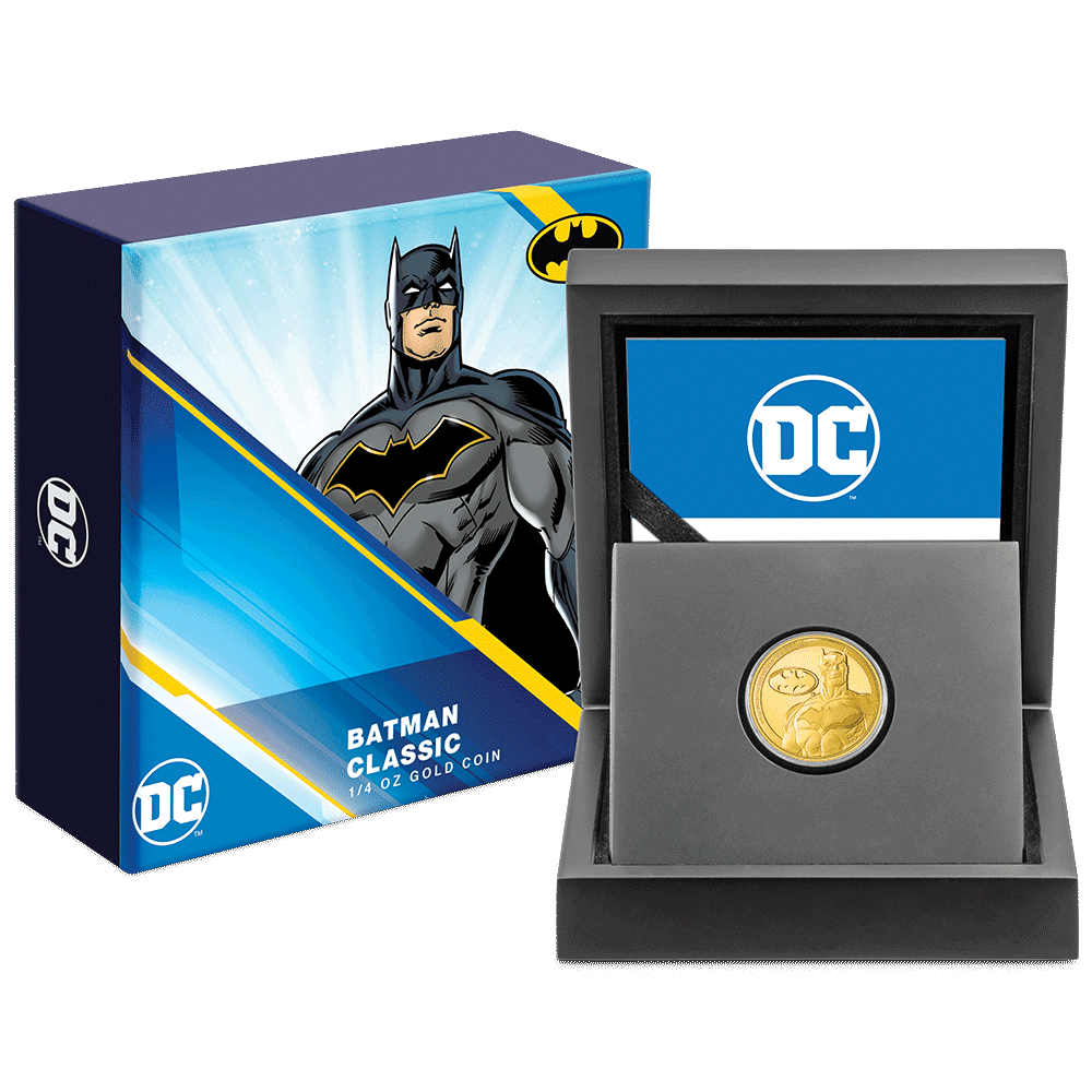 BATMAN™ Classic 1/4oz Gold Coin - New Zealand Mint