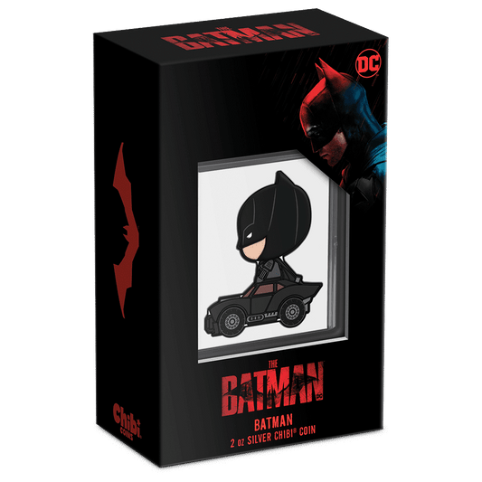 DC Comics - BATMAN™ MEGA Chibi® 2oz Silver Coin - New Zealand Mint