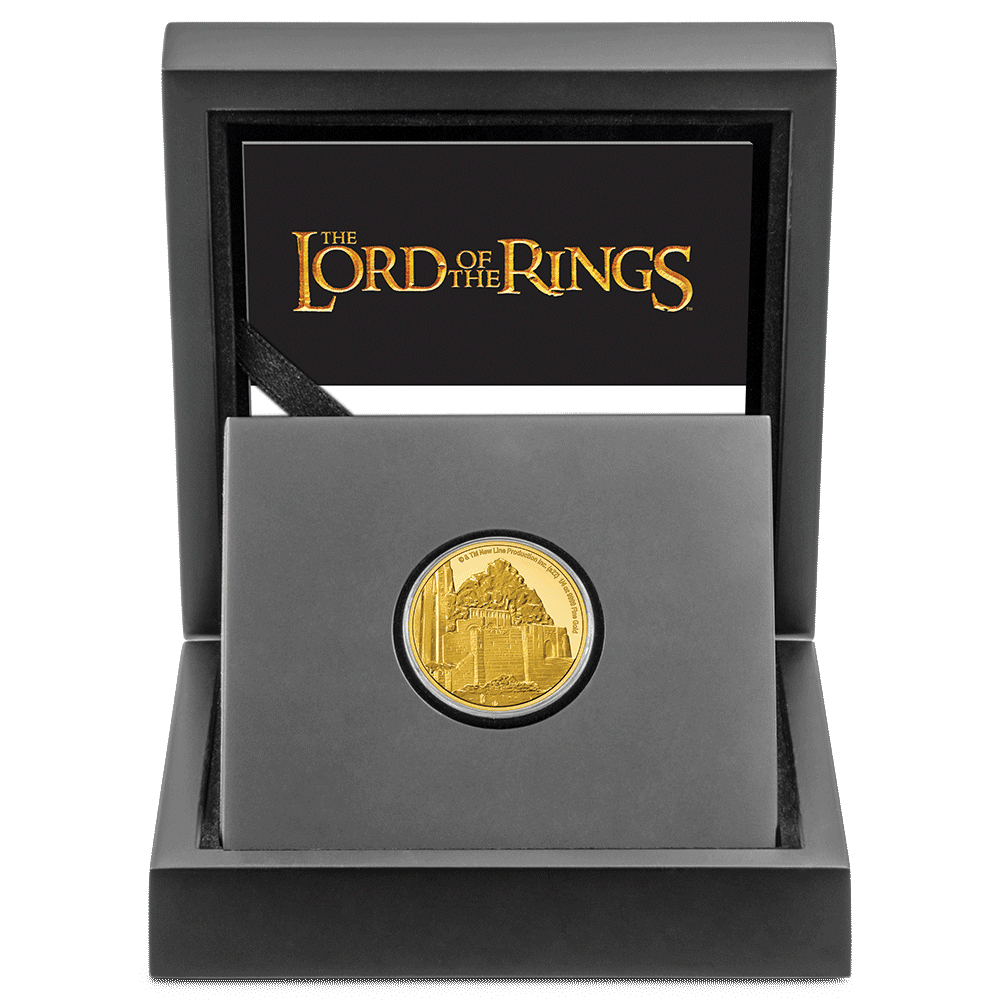 THE LORD OF THE RINGS™ - Helm's Deep 1/4oz Gold Coin - New Zealand Mint