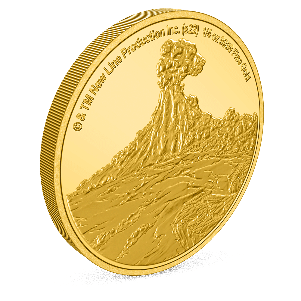 THE LORD OF THE RINGS™ - Mount Doom 1/4oz Gold Coin - New Zealand Mint