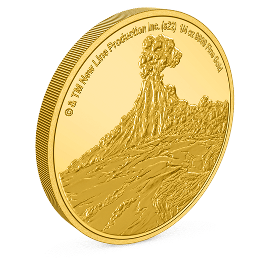 THE LORD OF THE RINGS™ - Mount Doom 1/4oz Gold Coin - New Zealand Mint