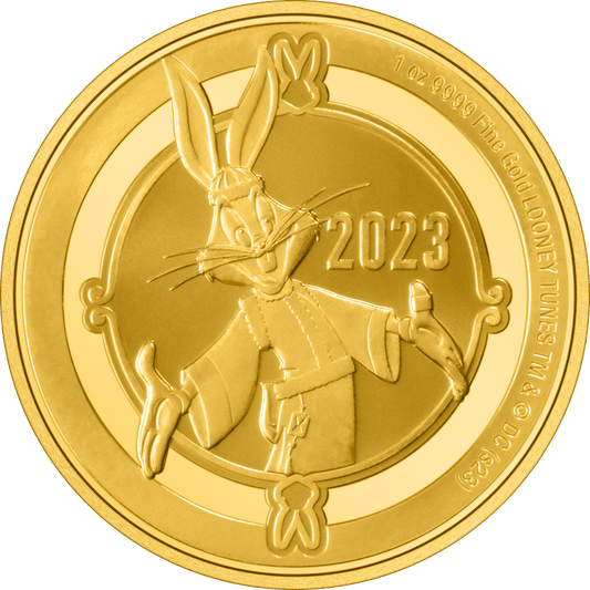 Looney Tunes™ Year of the Rabbit – Bugs Bunny 1oz Gold Coin - New Zealand Mint