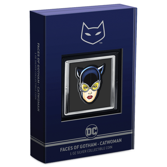 Faces of Gotham™ - CATWOMAN™ 1oz Silver Coin - New Zealand Mint